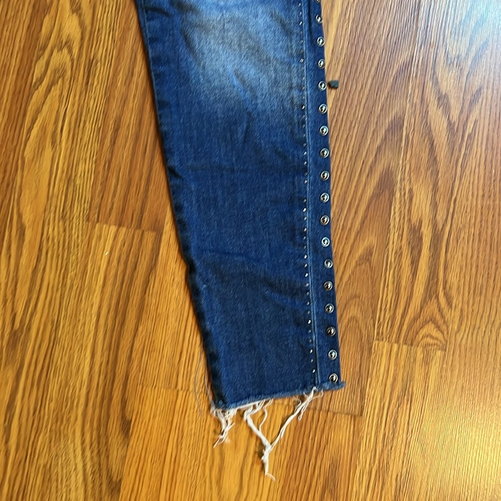 Zara Blue Jeans,high Rise - Picture 3 of 5